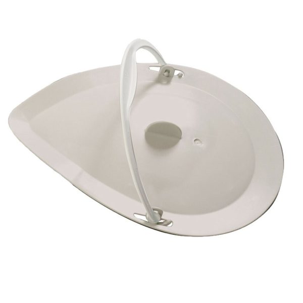 Etac Clean/Swift - Commode Pan with Lid and Handle - Grey - Image 2