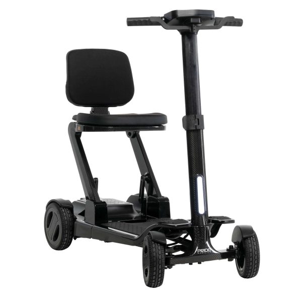 Pride Go Go Carbon Fibre Folding Scooter - Black