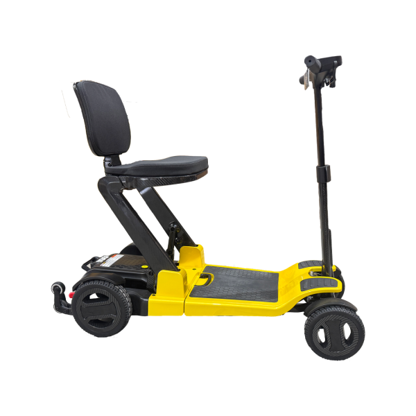 Pride Go Go Carbon Fibre Folding Scooter - Black - Image 2