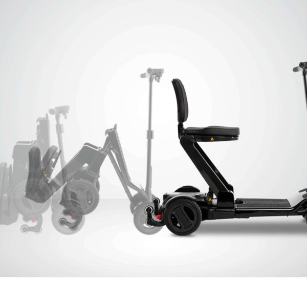 Pride Go Go Carbon Fibre Folding Scooter - Black - Image 4